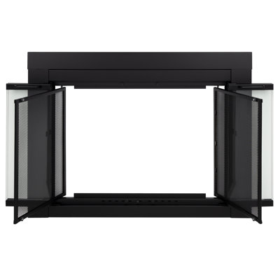 Ablah Bifold Steel Fireplace Door