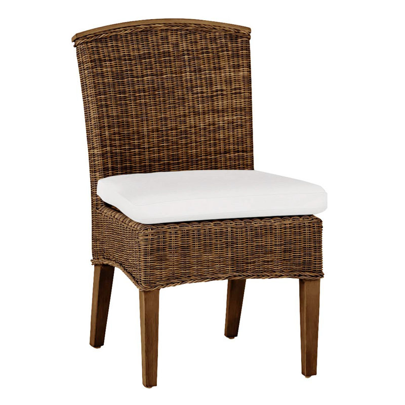 Chaise d'appoint Astoria tissée - huître / huître, Huître, Dentelle Rollo, Pas de soudure