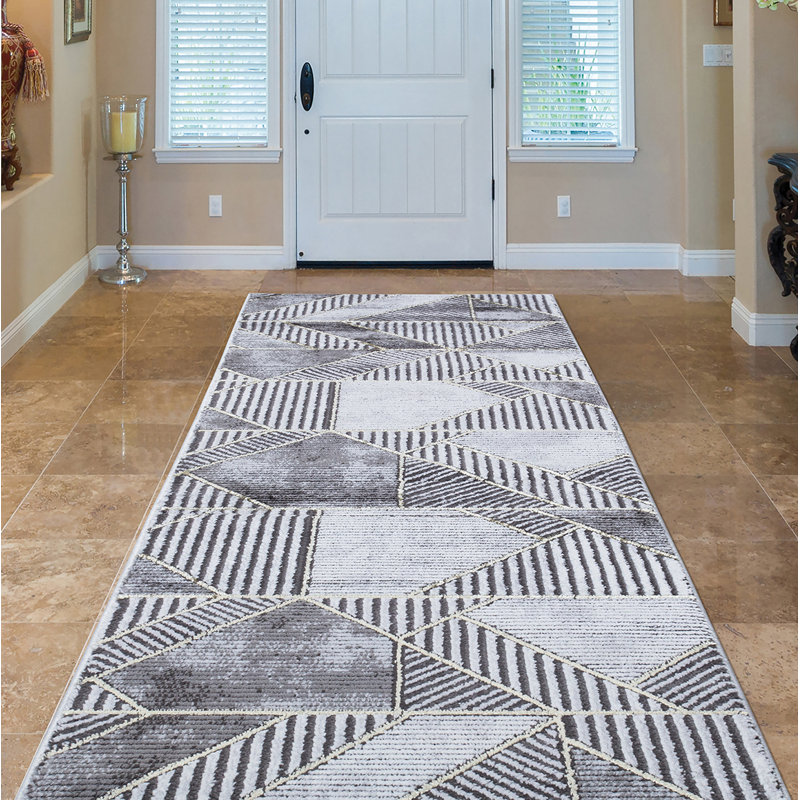 Abstract Indoor Rug, Runner 2'3" x 7'3"