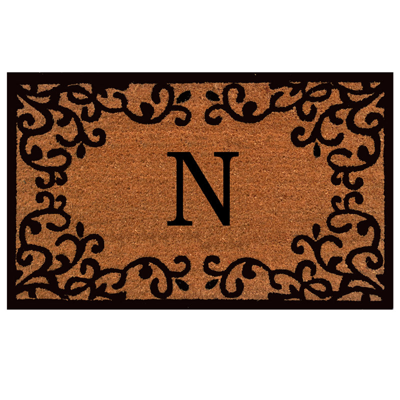 Salguero Non-Slip Outdoor Doormat, N, Rectangle 24" x 36"