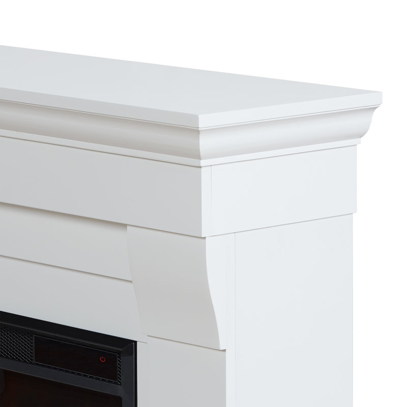 Chateau 41" Electric Fireplace by Real Flame, White