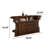 66.93"American-style solid wood bar counter