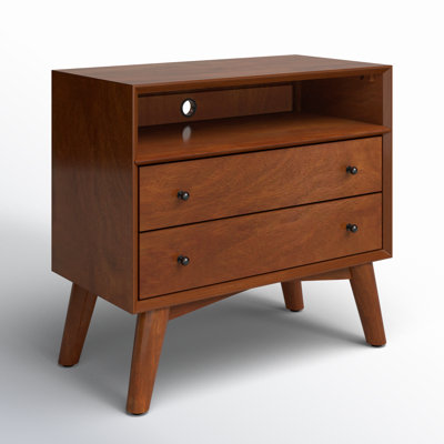 Williams 2-Drawer Nightstand with Shelf