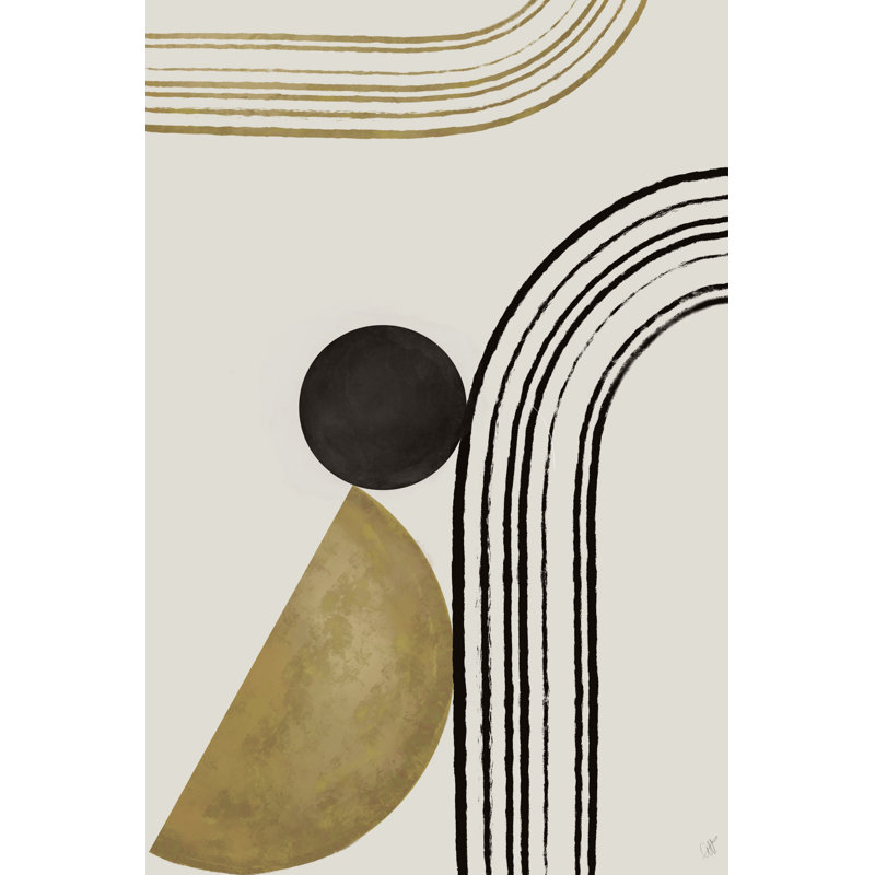 " Scandi Gold Abstract ", 72" H x 72" W x 1.5" D