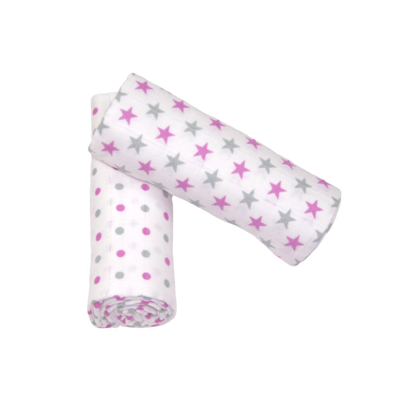 Losurdo Cotton Swaddle, Violet