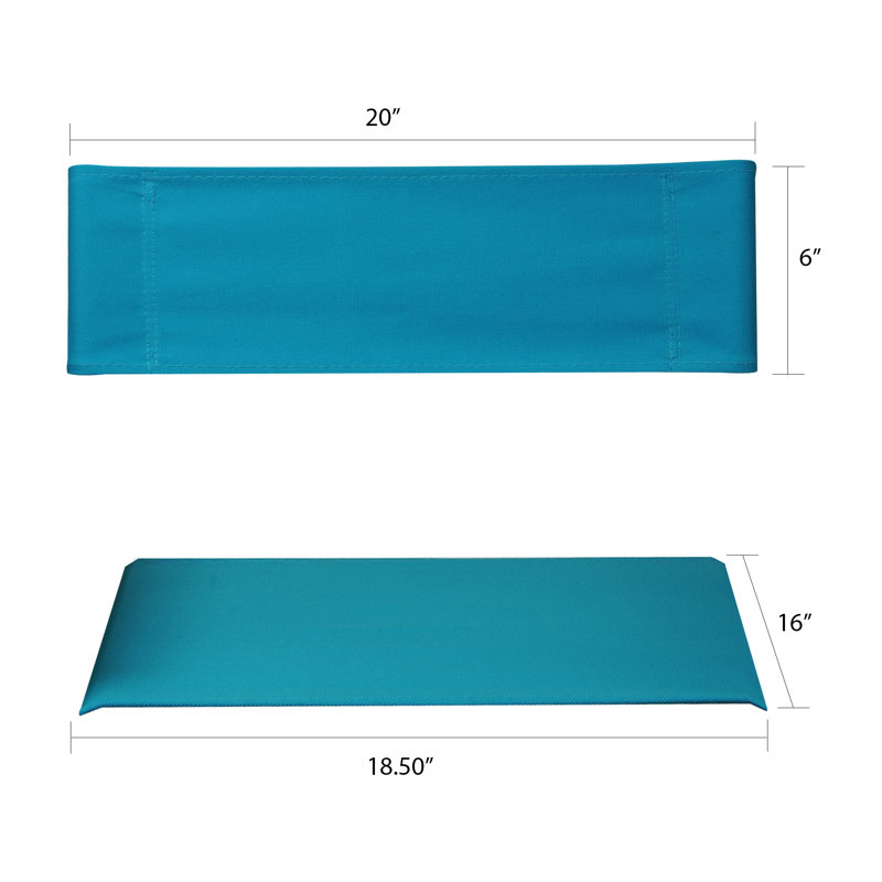 Somer Folding Director Chair Replacement Canvas, Turquoise