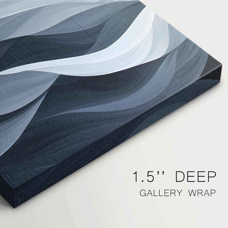 Abstract Series 4 #XCVIII-Gallery Wrapped Canvas, 20" H x 40" W
