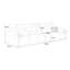 Canapé modulaire en polyester blanc crème-109849905-109849916