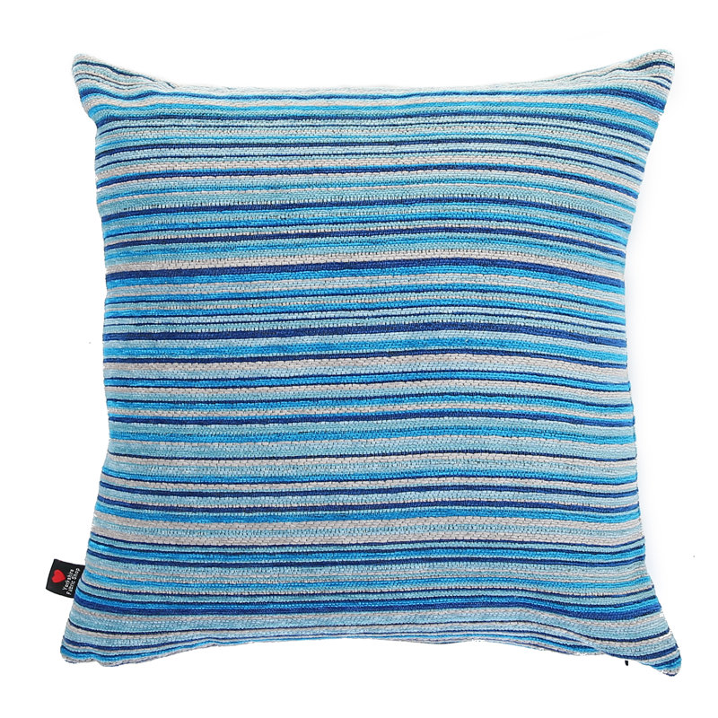 Amias Square Cushion, 28 x 28cm, Blue