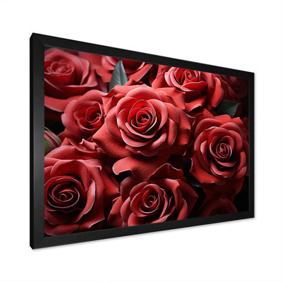 Crimson Rose Passion - Roses Wall Decor