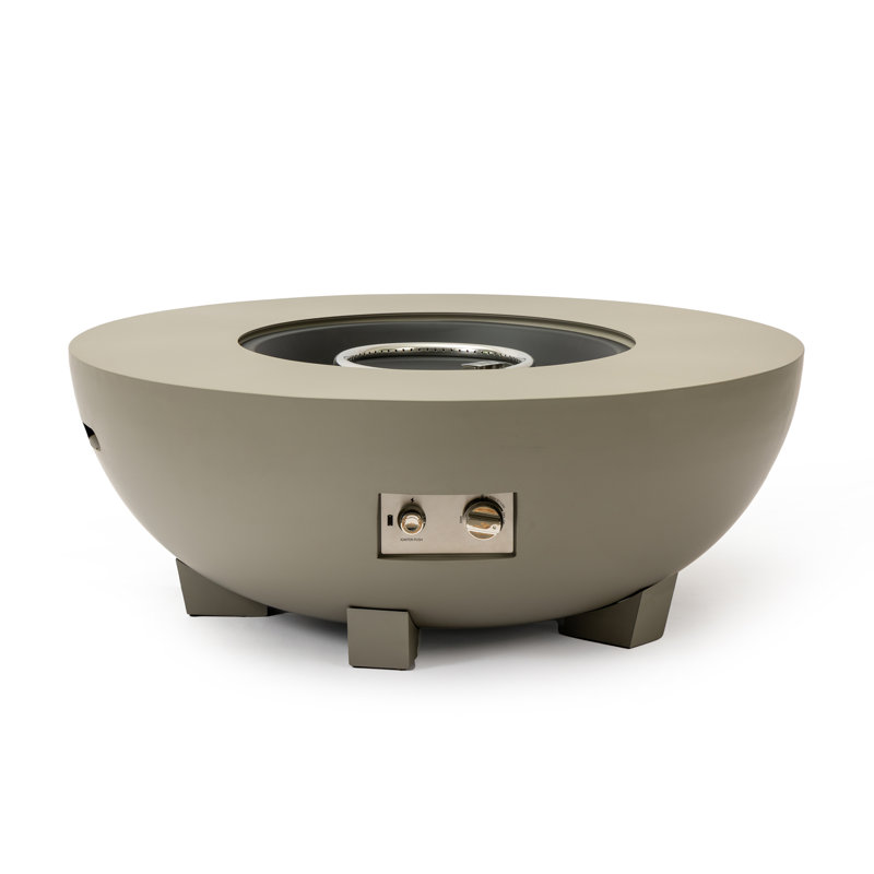36_Inch Round Iron Fire Pit Table