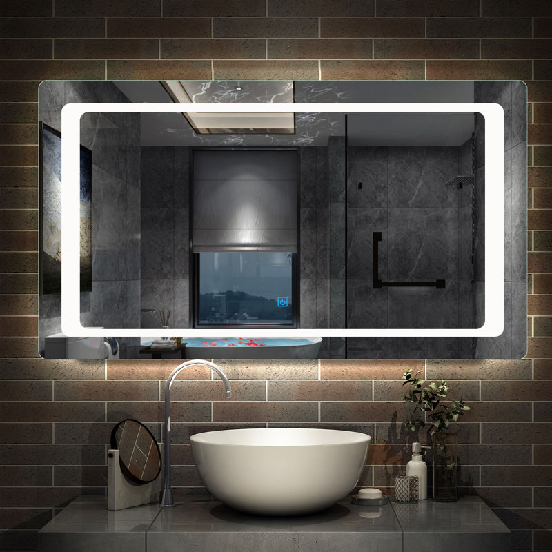 Tupper Mirror, 50cm H x 70cm W