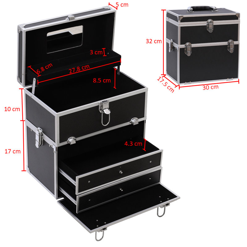 Plastic Makeup Organiser