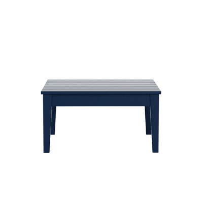 Table basse d'extérieur carrée en PEHD Ietta