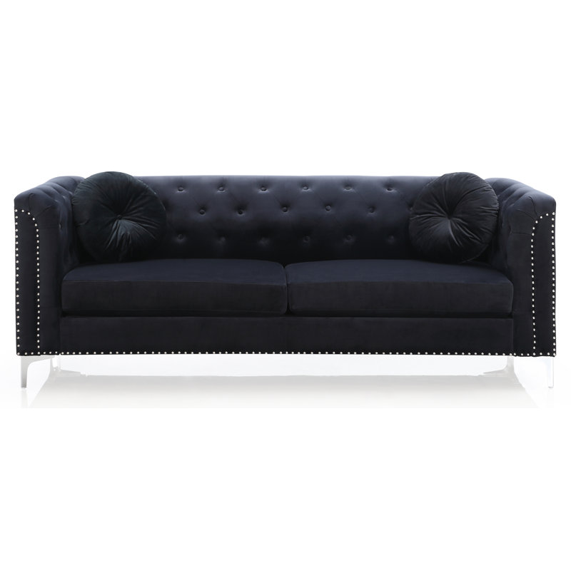 Pompano G893A-S Sofa ( 2 Boxes ), Black