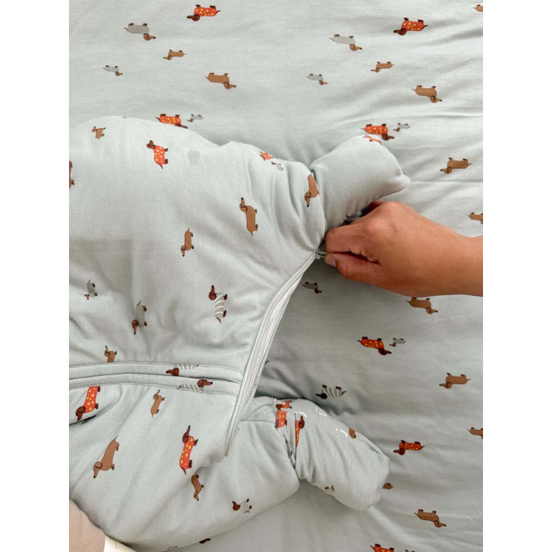 Sac de couchage pied de poule - Wouf / 0,5 TOG, 3 à 6 mois, Ouaf, 0,5 TOG