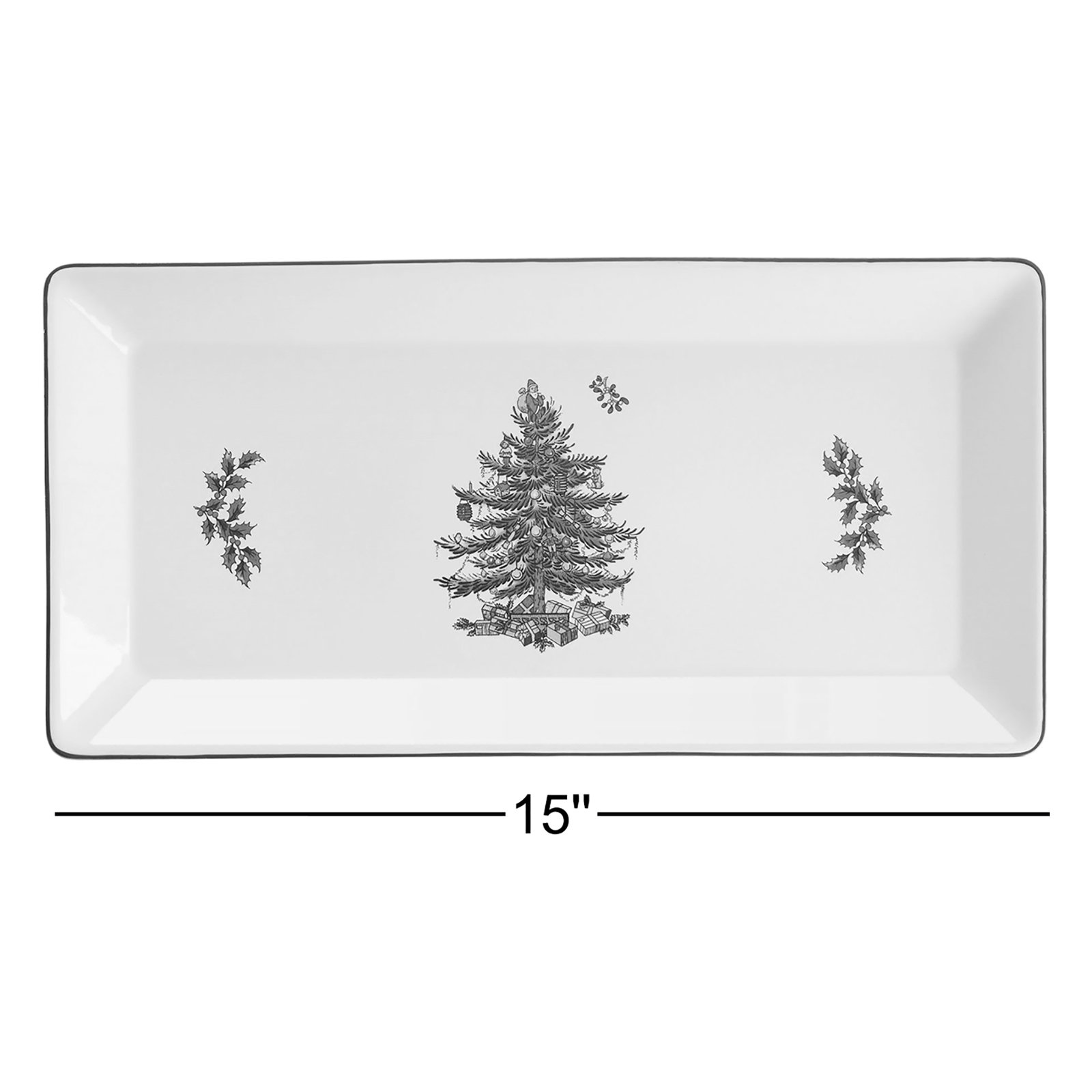 Christmas Tree Rectangular Platter