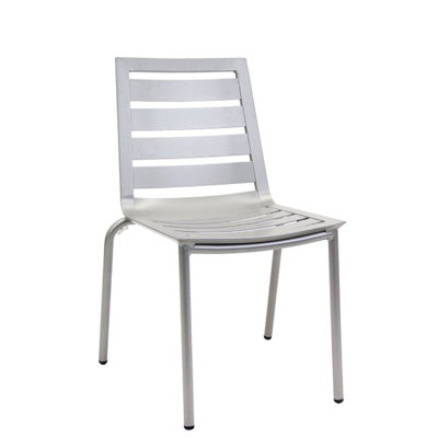 Chaise d'appoint empilable pour patio