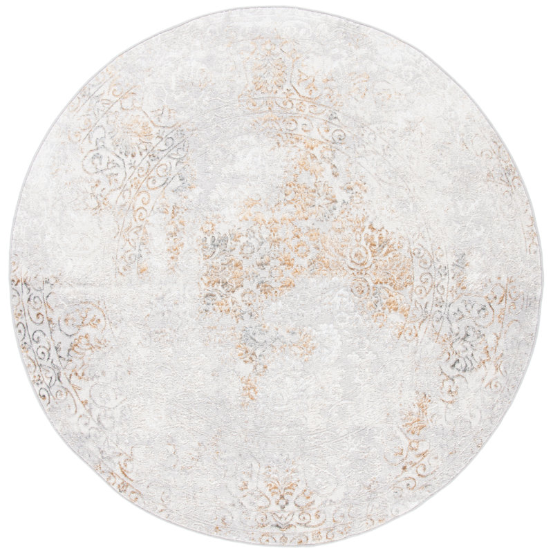 Calhoune Performance Oriental Rug, Round 6'7"