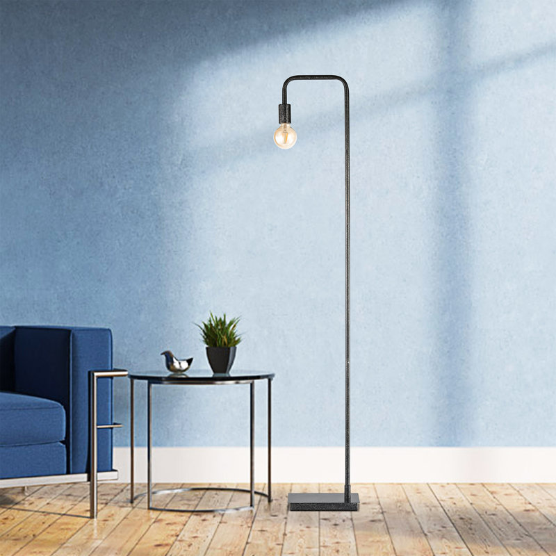 Suki 59.06'' Old Silver Task Floor Lamp