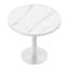 Table de salle à manger ronde Tulip avec plateau en pierre frittée-133410655