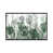 Toile avec cadre flottant blanc