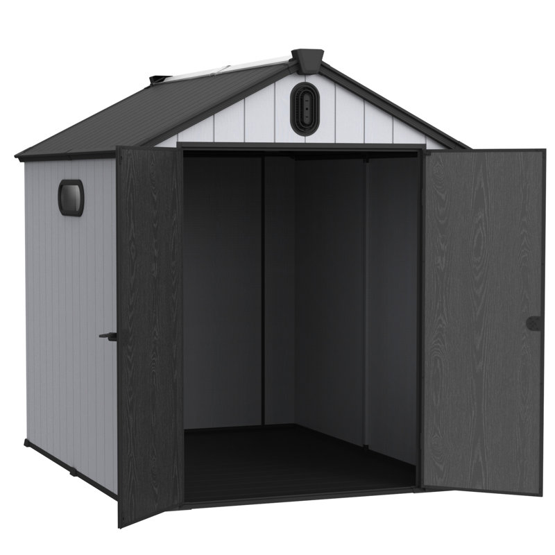 Rangement extérieur en plastique de 6 pi x 8 pi et outil de jardinage fonctionnel