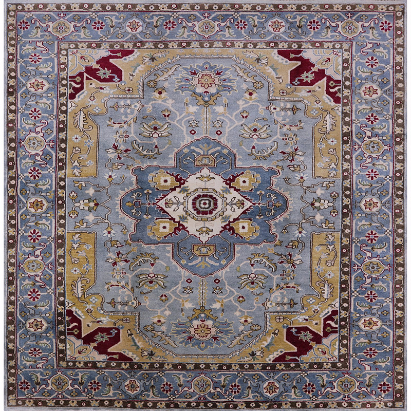 Thorben Oriental Indoor Rug, Square 6'