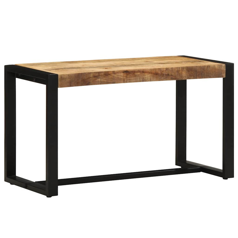 Banc en bois de manguier massif, Brun