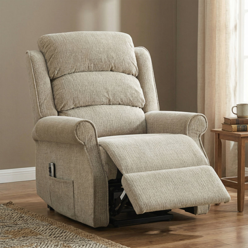 Constantino 84cm Wide Lift Assist Standard Recliner, Beige