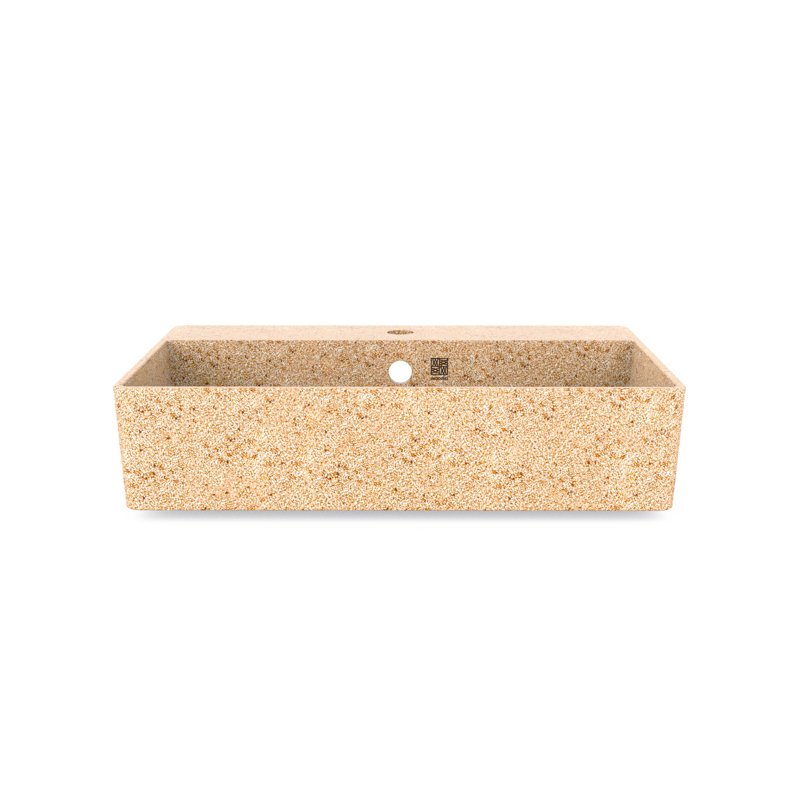 Lavabo de salle de bain mural Cube60, Light Natural