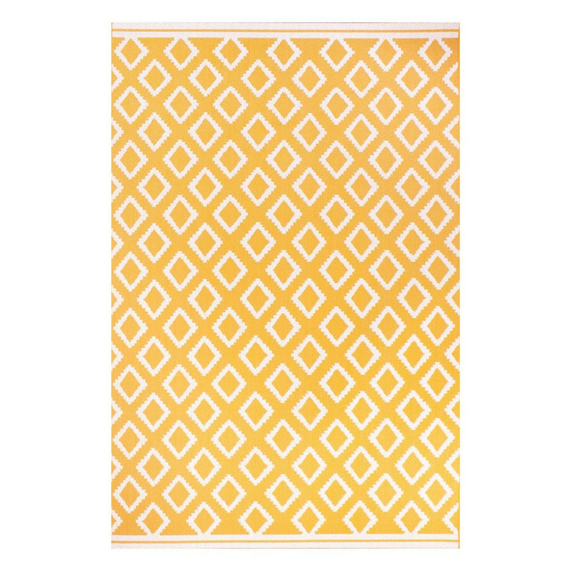 Bettye Rectangle Geometric Flokati Indoor / Outdoor Area Rug, Rectangle 80 x 150cm