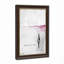 Art mural en forme de boussole noire avec ligne d'horizon rose sur toile blanche-133518777