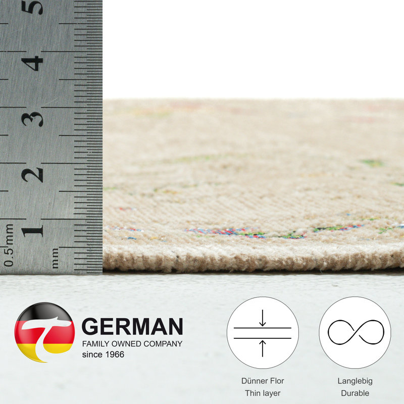 Costanzo Flatweave Beige Rug, Rectangle 200 x 290cm