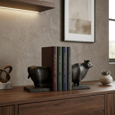 Quedgeley Aluminum Non-Skid Bookends