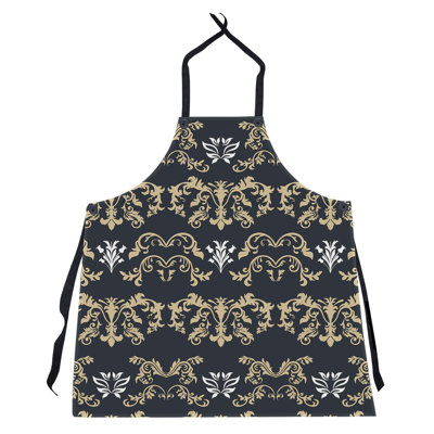 Damask Bib Apron