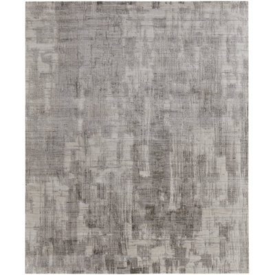 Eastfield Abstract Area Rug in Gray