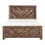 Mobilier de chambre à coucher moderne avec lit brun rustique, grand lit brun, bois contemporain-857421384-857421391