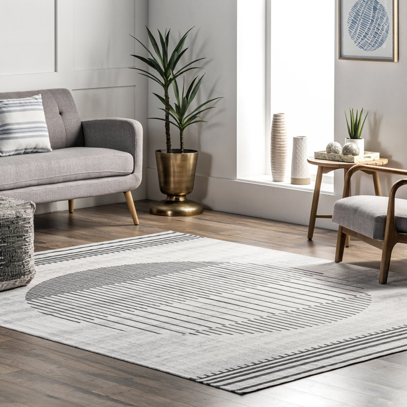 Tapis lavable à la machine Modern Sun SpinClean, Rectangle 4 pi x 6 pi