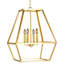 Parisian 4 - Light Lantern Geometric Chandelier