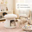 Repose-pieds rembourré en velours avec rangement Mushroom-937708702
