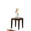 Walnut 3Pc Table Collection, Rectangular Coffee Shelf Addition, Square End Tables, Fascinating Parquet Pattern, Wood Tops & In Chic Walnut, Facility, Enticing