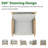 Solid Wood Outdoor Patio Lounge Chair With Removable Olefin Cushion-74093089