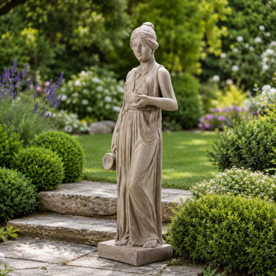 49.6" Grecian Maiden Greek & Roman Garden Statue