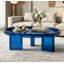 Round Glass Coffee Table Cocktail Table Tray Top 80x80cm-1242772713