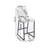 Comfortable And Stylish PU Leather Bar Stools With Footrest, Ideal For Kitchen And Living Room Use.