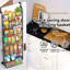 Support de rangement pour garde-manger 4 couches au-dessus de la porte - noir