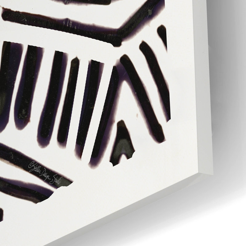  «Tribal Panel» par Stellar Design Studio, art mural en verre acrylique, H 12 po x l 24 po