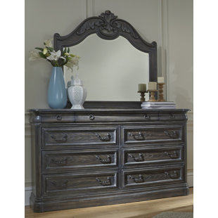 Terracina 9 Drawer Dresser with Mirror