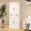 Armoire de rangement 71 po - blanc. 4 portes, 1 tiroir, 2 tablettes réglables. Spacieuse pour la cuisine, la salle à manger et le salon. Cuisine moderne et fonctionnelle dans un intérieur spacieux. E1. Peinture. Stable